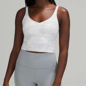 Lululemon- Size 14 Align Tank - Incognito Camo Alpine White